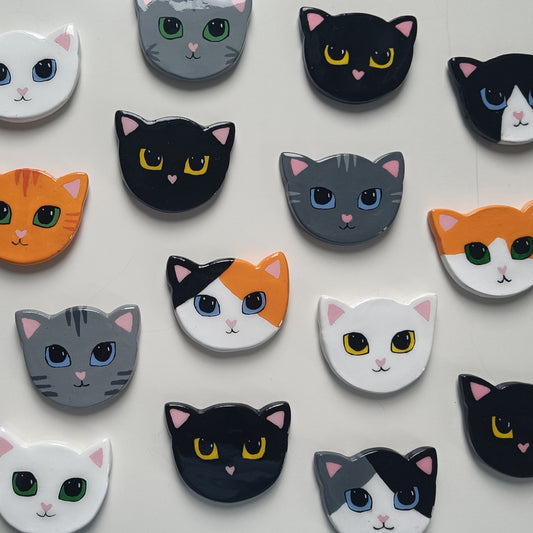 Cat Head Magnet